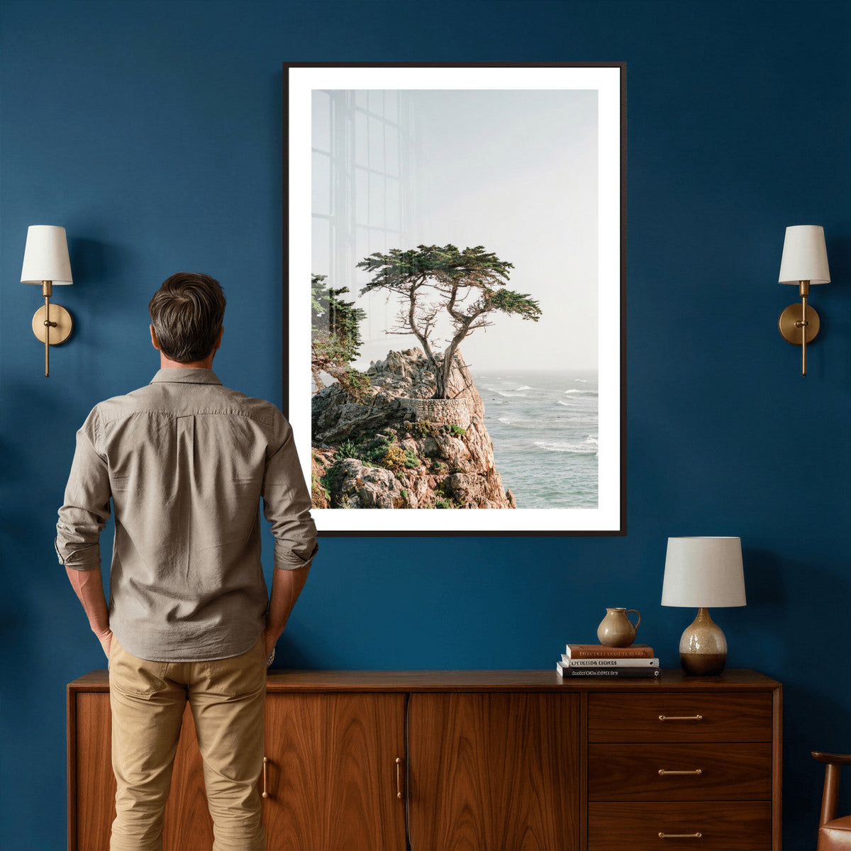 Lone Cypress Canvas Wall Art, Pebble Beach California