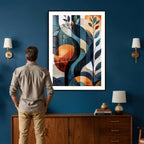 Abstract Flower Wall Art Canvas Print
