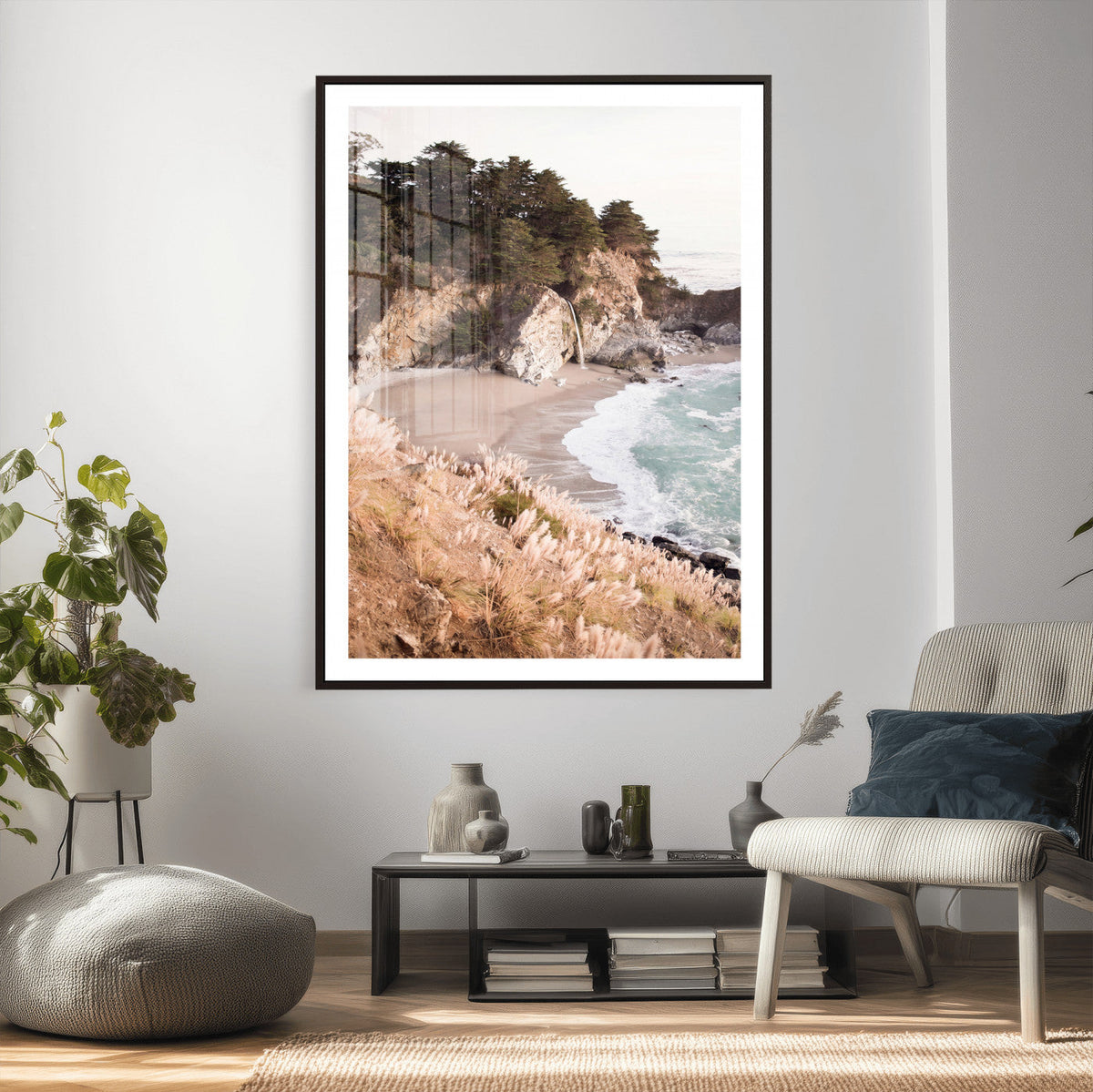 McWay Falls Canvas Wall Art, Big Sur California Photography