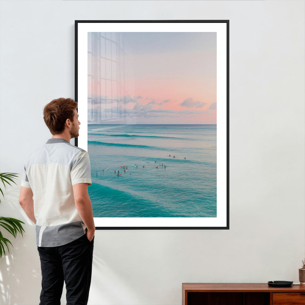 Beach Wall Art Canvas Print | Soft Coastal Photography