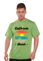 California Beach Unisex Bamboo Viscose/Organic Cotton Short Sleeve Graphic T-Shirt