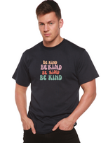 Be Kind Men's Bamboo Viscose/Organic Cotton Short Sleeve Graphic T-Shirt