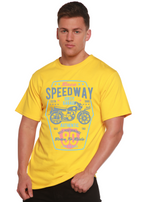 Speedway Motorcycle Spun Bamboo® Men's Bamboo Viscose/Organic Cotton Short Sleeve Graphic T-Shirt