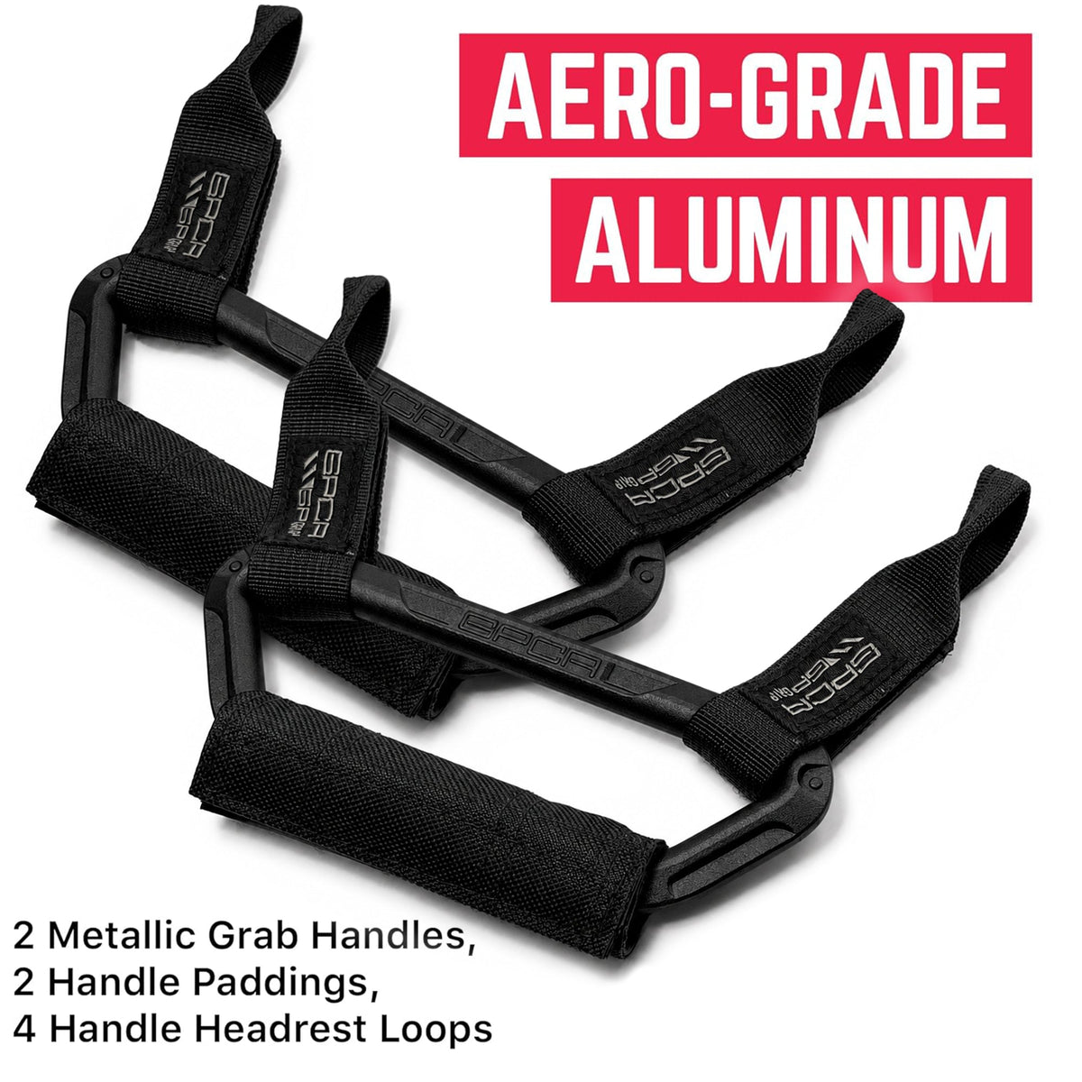 Back Grip PRO Headrest Handles for TESLA S/ 3/ Y