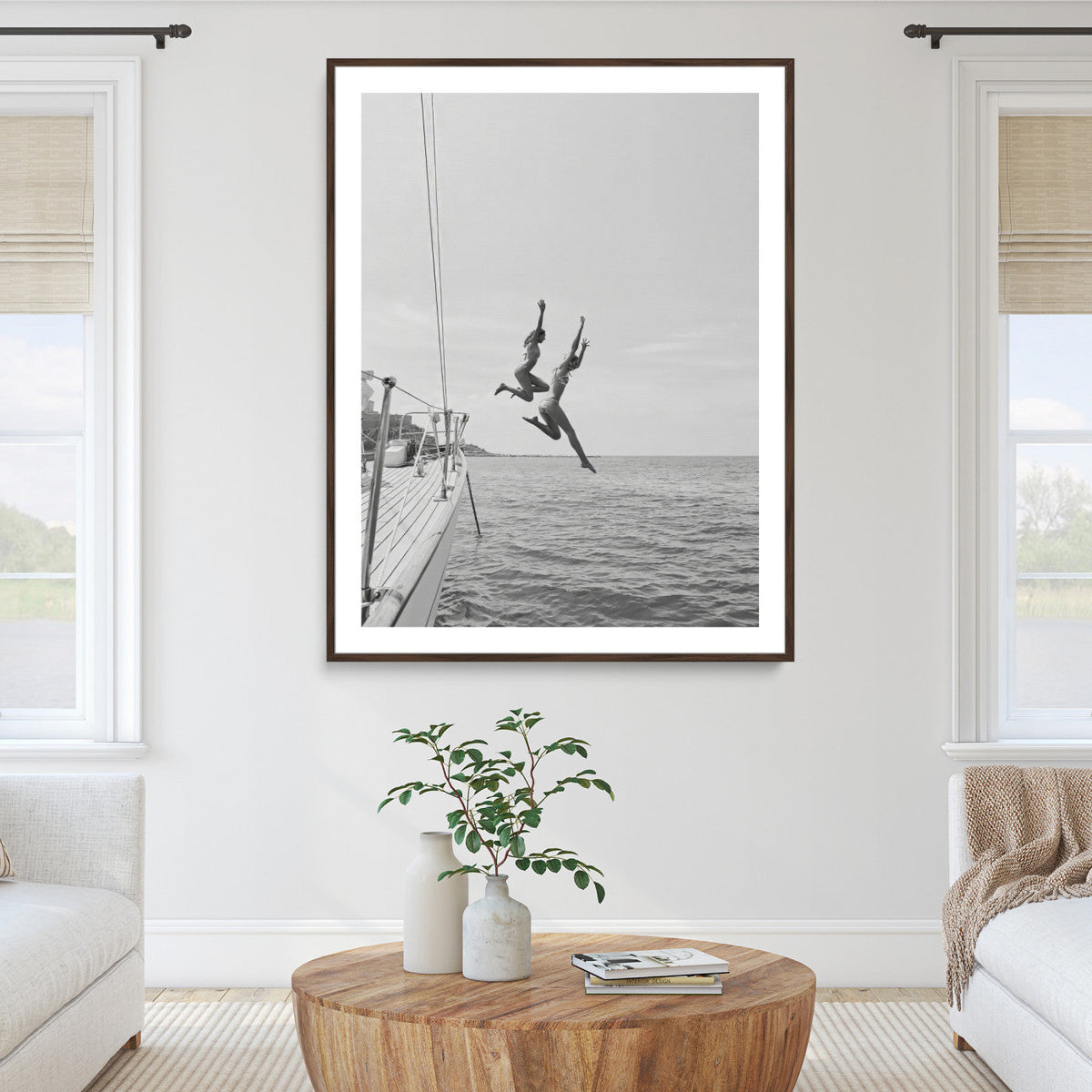 Sailing Wall Art Canvas Print | Ocean Adventure Sailboat