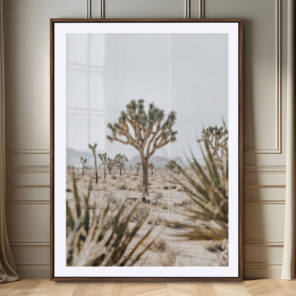Joshua Tree Wall Art | Framed Desert Landscape Canvas