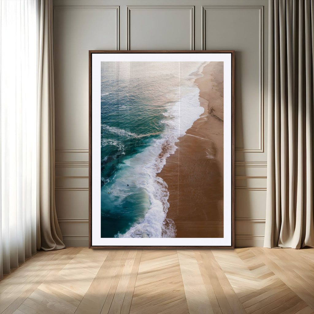 Serene Ocean Waves Wall Art Beach Wall Decor