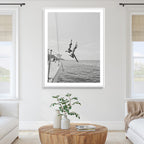 Sailing Wall Art Canvas Print | Ocean Adventure Sailboat
