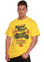 Road Race Motorcycles Spun Bamboo® Men's Bamboo Viscose/Organic Cotton Short Sleeve Graphic T-Shirt