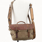 Waterproof Canvas DSLR Camera Bag Canvas Shoulder Camera Bag Messenger Bag QSM3032