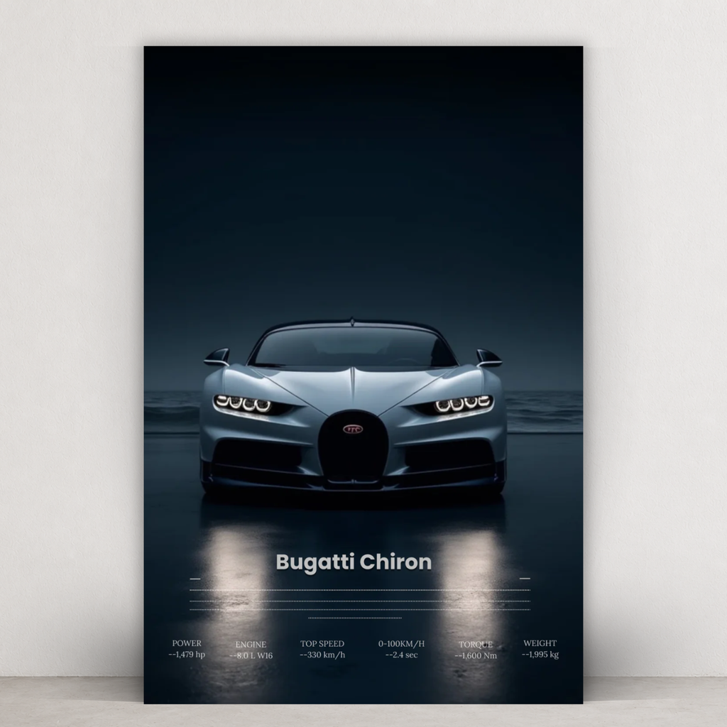 Bugatti Chiron - gray
