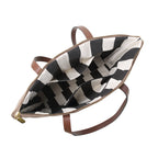 Harriet Tote Bag | Chocolate Washed Canvas + Brown Leather