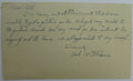 Bob Williams Notre Dame CFB HOF/ Bears Signed Vintage 1949 GPC Postcard 144824