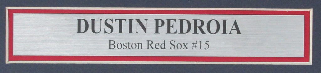 Dustin Pedroia Autographed 8x10 Photo Boston Red Sox Framed Beckett 188966