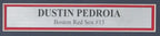 Dustin Pedroia Autographed 8x10 Photo Boston Red Sox Framed Beckett 188966
