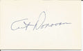 Art Donovans HOF Baltimore Colts Signed/Autographed 3x5 Index Card 150425