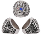 New England Patriots Super Bowl Championship Ring & Trophy Set– 2002, 2004, 2005, 2015, 2017 & 2019