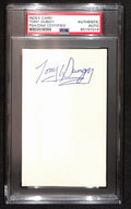 Tony Dungy HOF Signed/Auto 3x5 Index Card Baltimore Colts PSA/DNA 187457