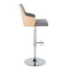 Stella - Contemporary With Swivel & Rounded T Footrest (Set
