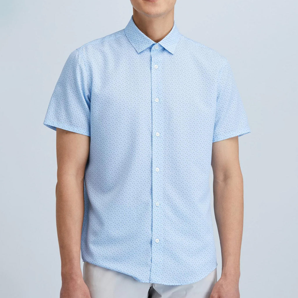 Phoenix Short Sleeve Shirt // Blue Paisley
