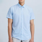 Phoenix Short Sleeve Shirt // Blue Paisley