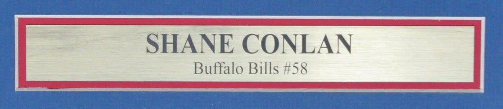 Shane Conlan Autographed 11x14 Photo Buffalo Bills Framed JSA
