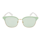 Women's Round Sunglasses // Shiny Endura Gold + Shiny Sage