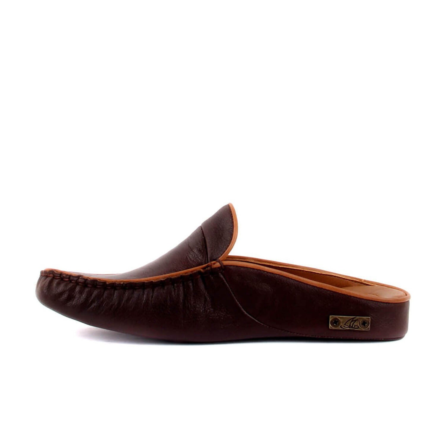 Men's Leather Slip On Loafers // Dark Brown