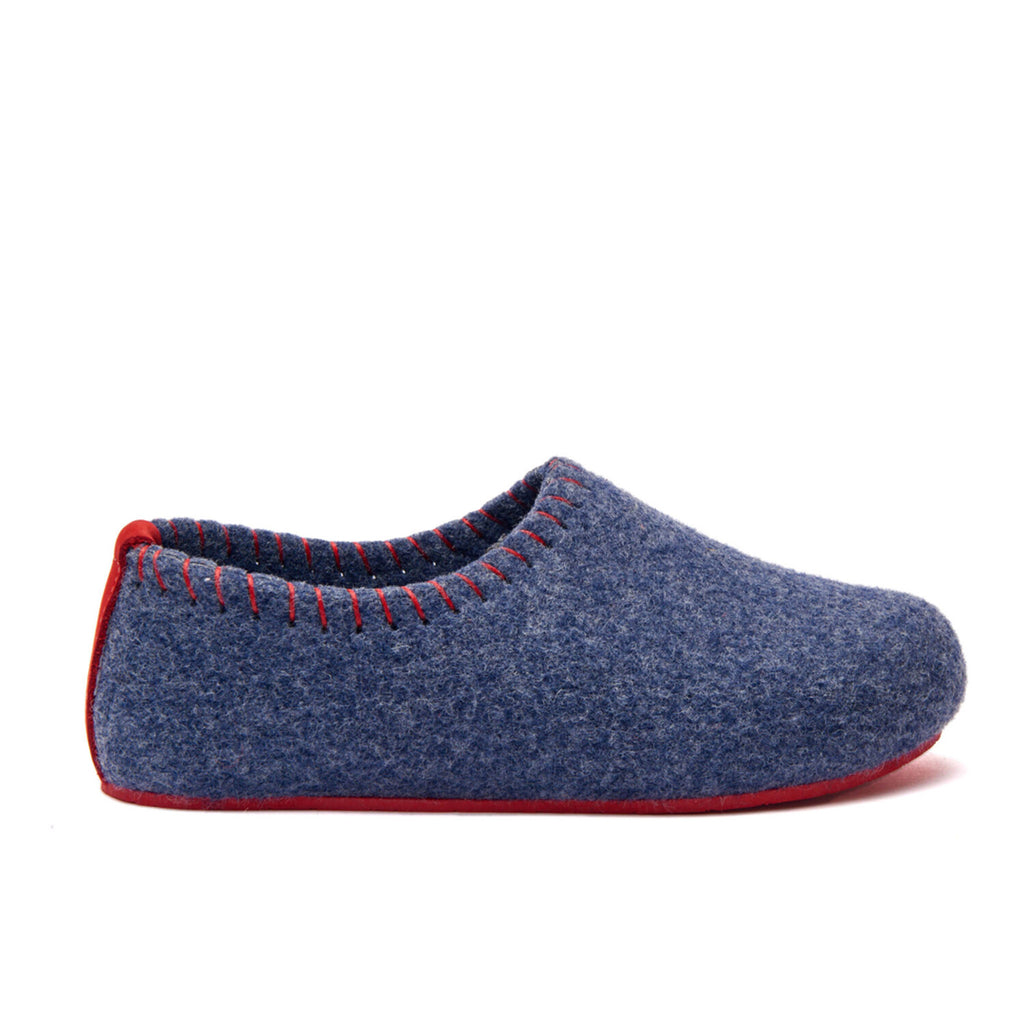 Yew Wool Slipper // Navy
