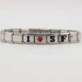 San Francisco 49ers Italian Charm Bracelet – Sports Fan Gift for Holiday, Birthday & Game Day