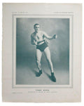 Tommy Burns d.1955 Vintage La Vie Au Grand Magazine 10x14 Insert Photo