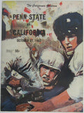 1962 Penn State Nittany Lions vs. California Football Program 137813