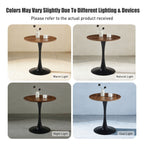 Round Dining Table With Tulip Style Base