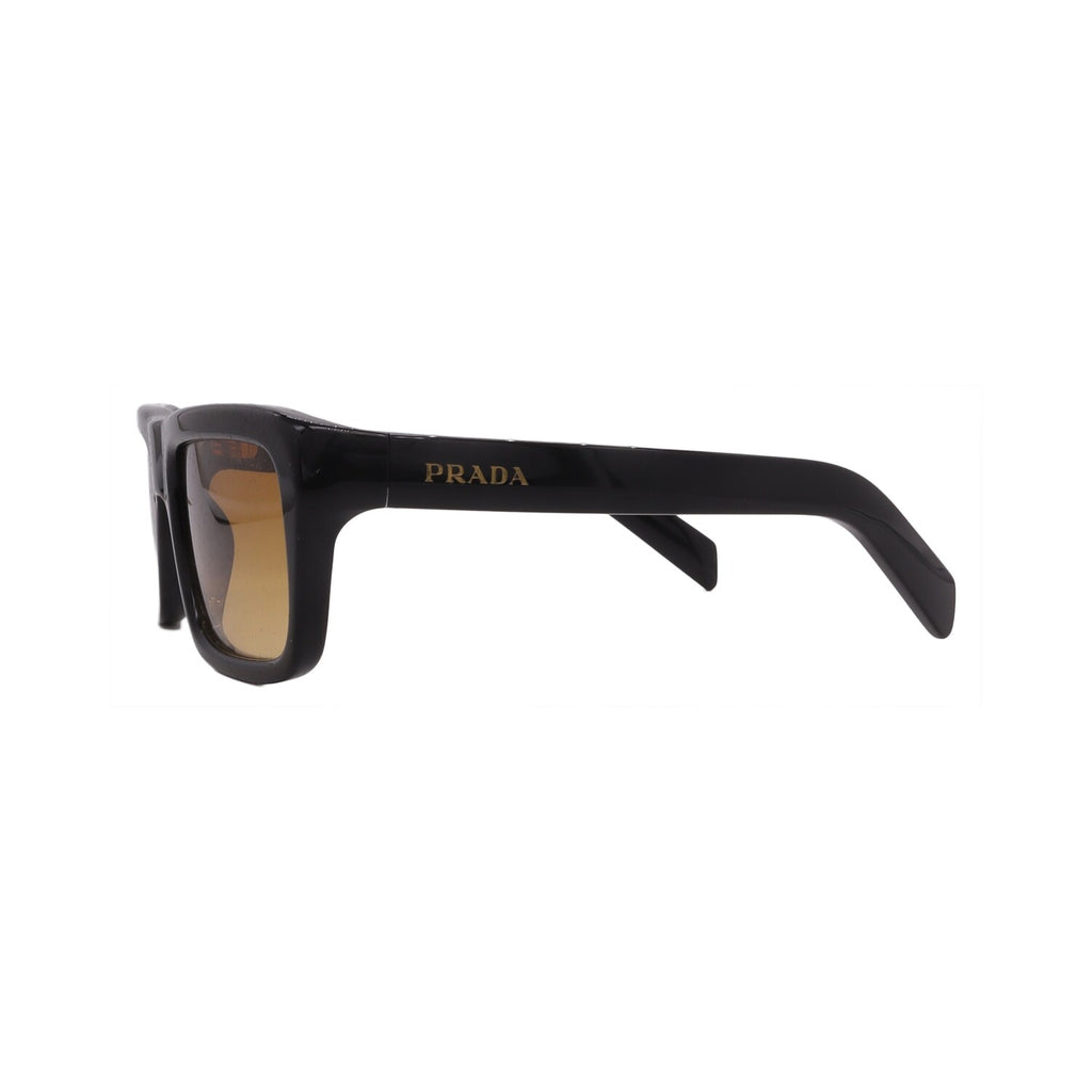 Prada // Men's PRD11S-16K10X Square // Black + Yellow Gradient Light Brown