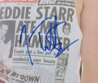 Joe Elliot Autographed Magazine 8x10 Photo Def Leppard JSA