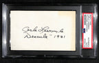 Carla  Laemmle Signed/Inscribed 3x5 Index Card "Dracula" 1931 PSA/DNA 183927