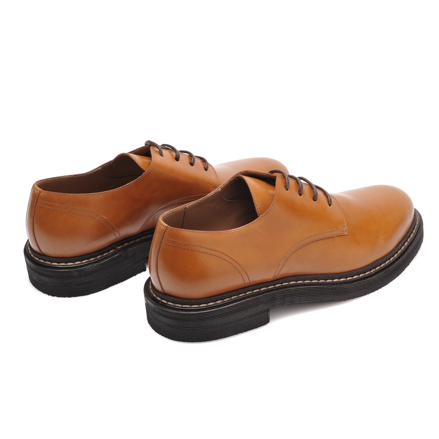 Leather Derby Shoe // Cognac