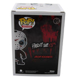 Ari Lehman Signed/Insc Funko Pop! #01 "Friday the 13th" Signed Blue JSA 190721