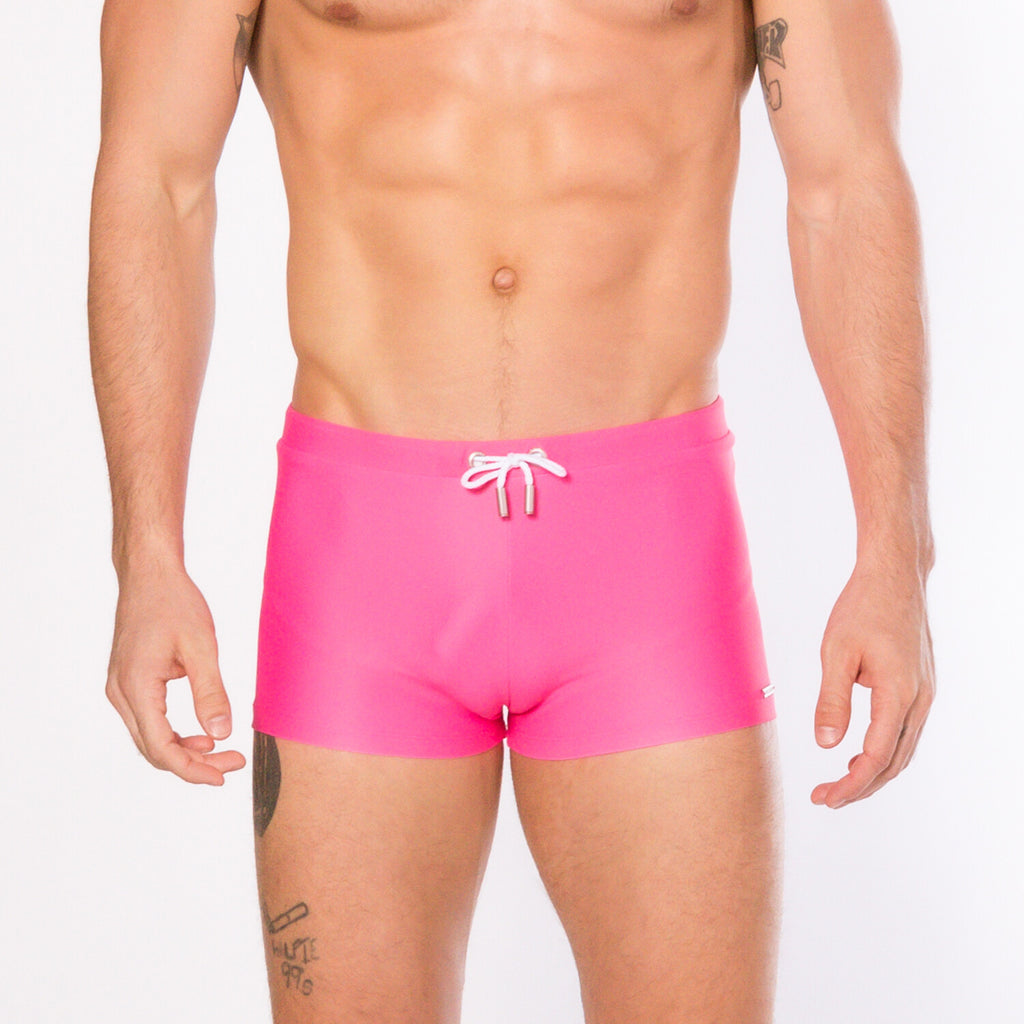 Boyshort Swim Brief // Pink