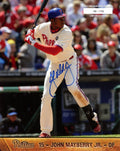 John Mayberry Jr. Autographed 2011 8x10 Phillies Phan Photo