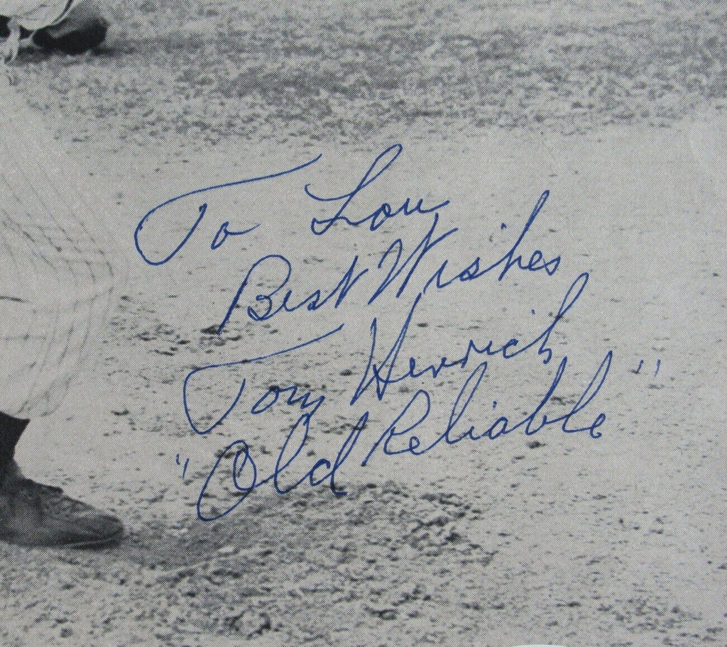 Tom Henrich Autographed 9x11 Baseball Magazine Insert Photo Yankees PSA/DNA