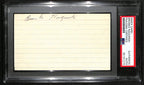 Bronko Nagurski HOF Signed/Auto 3x5 Index Card Chicago Bears PSA/DNA 187443