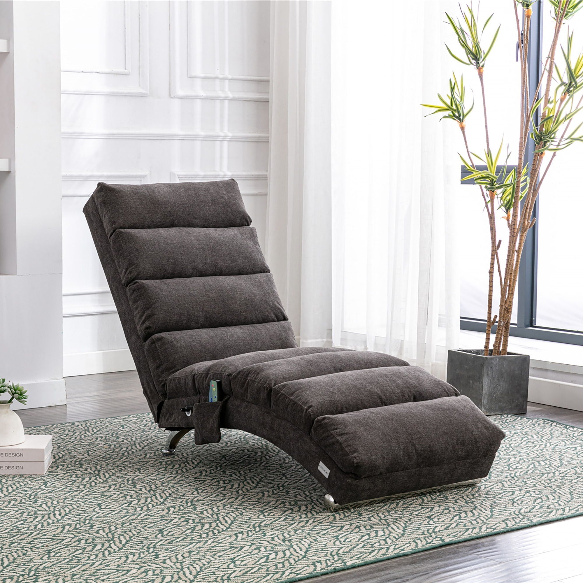 Massage Chaise Lounge Indoor, Ergonomic Electric Massage Lounger