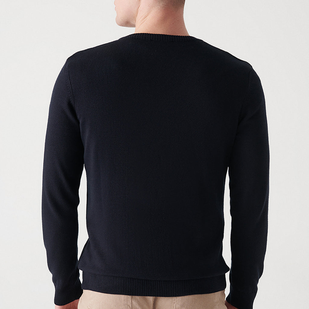 Button-Up Cardigan // Navy Blue