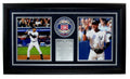 Derek Jeter HOF 8x10 Photo Collage with HOF Patch Yankees Framed 177205