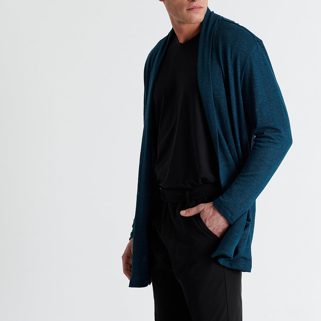 Prague Cardigan // Petrolium Blue 