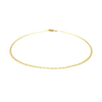 14k Yellow Gold Mariner Link Anklet 1.7mm