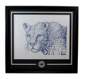 Penn State Nittany Lion Word Art 16x20 Print Framed 190933