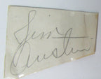 James Austin St. Mary's/Brooklyn Dodgers/Lions Signed Cut PSA/DNA 145022