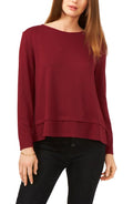 1.State Womens Cozy Tie Back Blouse